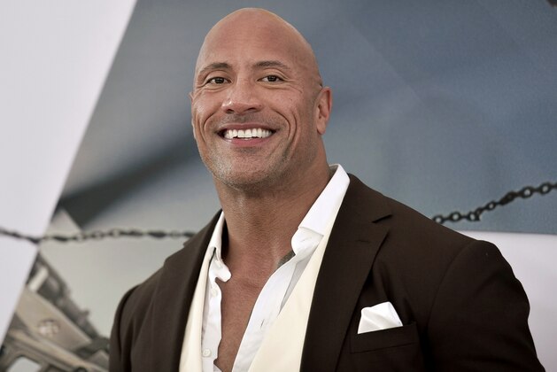 FILE - In this July 13, 2019, file photo, Dwayne Johnson attends the premiere of