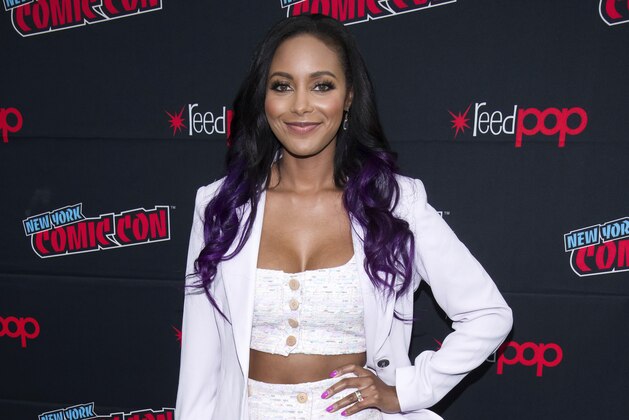 Brandi Rhodes attends New York Comic Con to promote TNT's