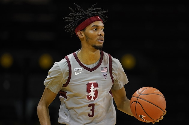 Stanford forward Ziaire Williams against Washington State during an NCAA college basketball game in Santa Cruz, Calif., Saturday, Jan. 9, 2021. (AP Photo/Jeff Chiu)