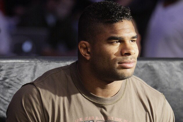 Mixed martial arts fighter Alistair Overeem at a Strikeforce/M-1 Global event in San Jose, Calif., Saturday, June 26, 2010. (AP Photo/Jeff Chiu)