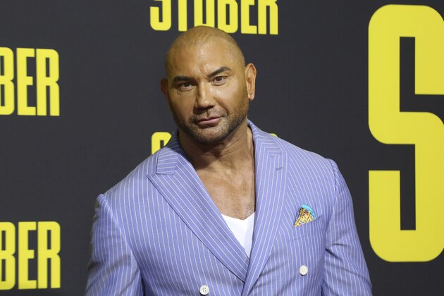 Dave Bautista attends the LA Premiere of