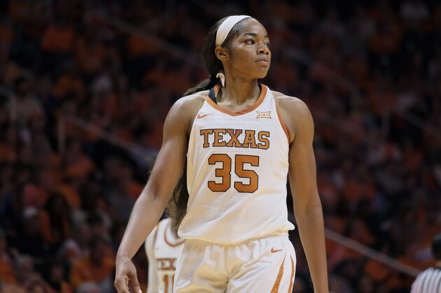 Texas forward Charli Collier (35) during an NCAA women's basketball game against Tennessee on Sunday, Dec. 8, 2019 in Knoxville, Tenn. (AP Photo/Shawn Millsaps)