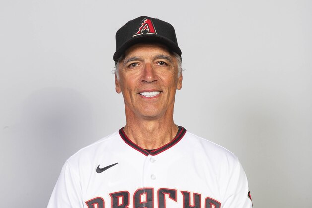 This is a 2021 photo of Dave McKay of the Arizona Diamondbacks baseball team. This image reflects the Arizona Diamondbacks active roster as of Friday, Feb. 26, 2021 when this image was taken. (Rob Tringali/MLB Photos via AP)