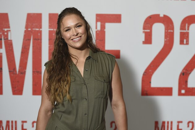 Cast member Ronda Rousey attends a