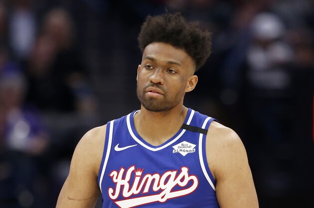 Sacramento Kings forward Jabari Parker during the first quarter of an NBA basketball game against the Memphis Grizzlies in Sacramento, Calif., Thursday, Feb. 20, 2020. The Kings won 129-125. (AP Photo/Rich Pedroncelli)