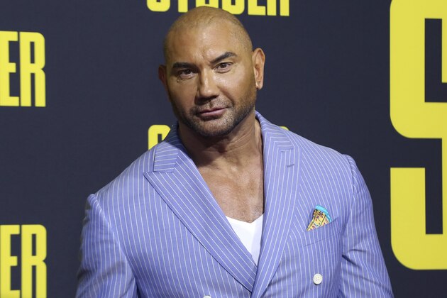 FILE -In this July 10, 2019, file photo, Dave Bautista attends the LA Premiere of