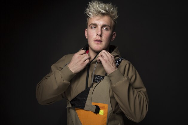FILE - In this Jan. 22, 2017, file photo, Jake Paul poses for a portrait at the Music Lodge during the Sundance Film Festival oin Park City, Utah. Paul announced on July 22, 2017, that he was leaving the Disney Channel series