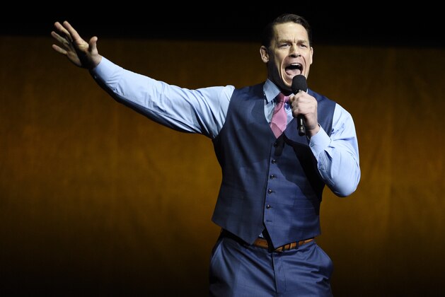 John Cena, a cast member in the upcoming film