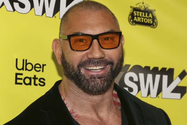 Dave Bautista arrives for the world premiere of