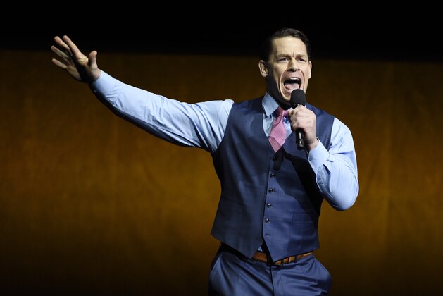 John Cena, a cast member in the upcoming film