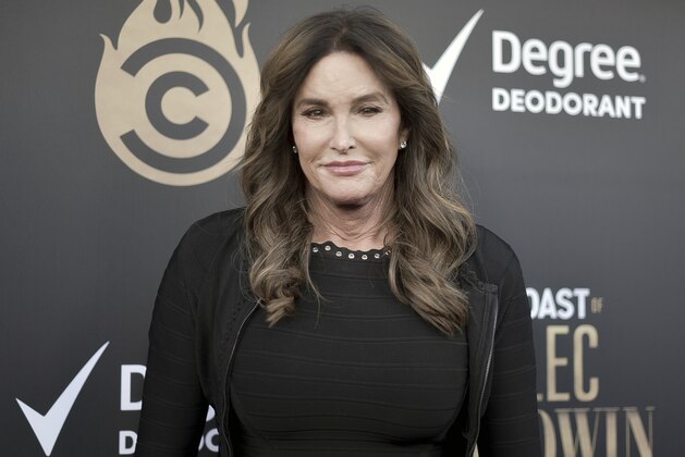 FILE - In this Sept. 7, 2019, file photo, Caitlyn Jenner attends the Comedy Central Roast of Alec Baldwin in Beverly Hills, Calif.. In her four days as a candidate for California governor, Jenner had a Twitter spat with a Democratic congressman, unveiled a website to sell campaign coffee mugs and swag and was photographed with a startup business owner. (Photo by Richard Shotwell/Invision/AP, File)