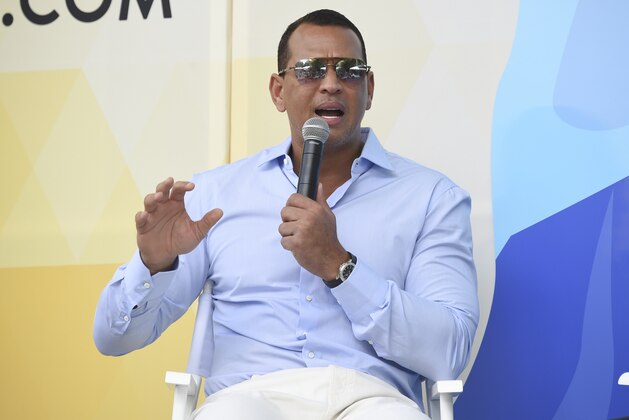 Former professional baseball player and entrepreneur Alex Rodriguez speaks at OZY Fest in Central Park on Saturday, July 21, 2018, in New York. (Photo by Evan Agostini/Invision/AP)
