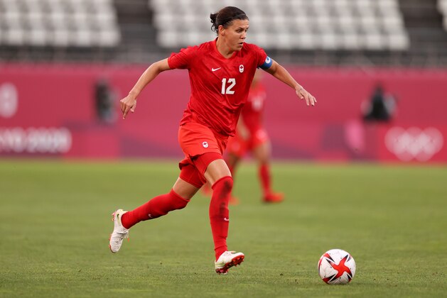 Christine Sinclair captained Canada to a win over the United States in the semifinal in Tokyo.