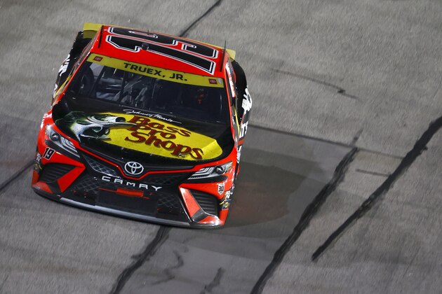 DARLINGTON, SOUTH CAROLINA - SEPTEMBER 05: Martin Truex Jr., driver of the #19 Bass Pro Toyota, drives during the NASCAR Cup Series Cook Out Southern 500 at Darlington Raceway on September 05, 2021 in Darlington, South Carolina. (Photo by Jared C. Tilton/Getty Images)