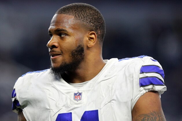 ARLINGTON, TEXAS - NOVEMBER 25: Micah Parsons #11 of the Dallas Cowboys walks off the field after the loss to the Las Vegas Raiders at AT&T Stadium on November 25, 2021 in Arlington, Texas. (Photo by Richard Rodriguez/Getty Images)