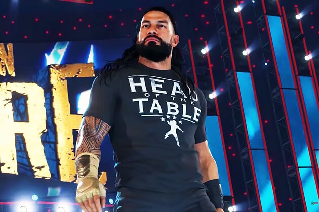 Roman Reigns rules over his virtual competition in WWE 2K22.