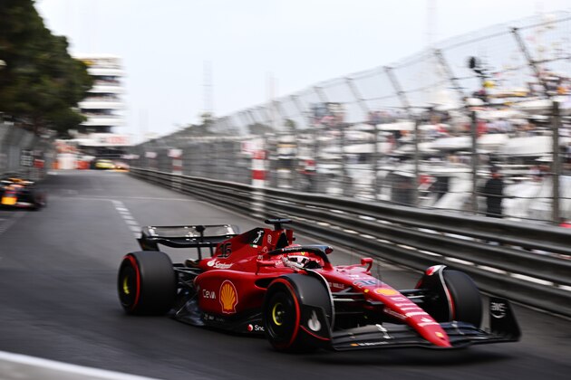 MONTE-CARLO, MONACO - MAY 28: Charles Leclerc of Monaco driving the (16) Ferrari F1-75 on track during qualifying ahead of the F1 Grand Prix of Monaco at Circuit de Monaco on May 28, 2022 in Monte-Carlo, Monaco. (Photo by Clive Mason - Formula 1/Formula 1 via Getty Images)
