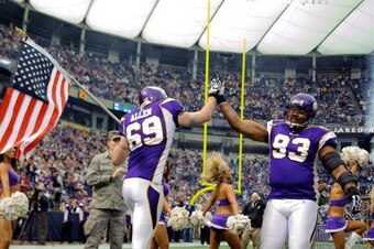 Both Jared Allen (69) has been to five Pro Bowls and Kevin Williams (93) to six.