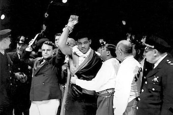 Former heavyweight champion Joe Louis