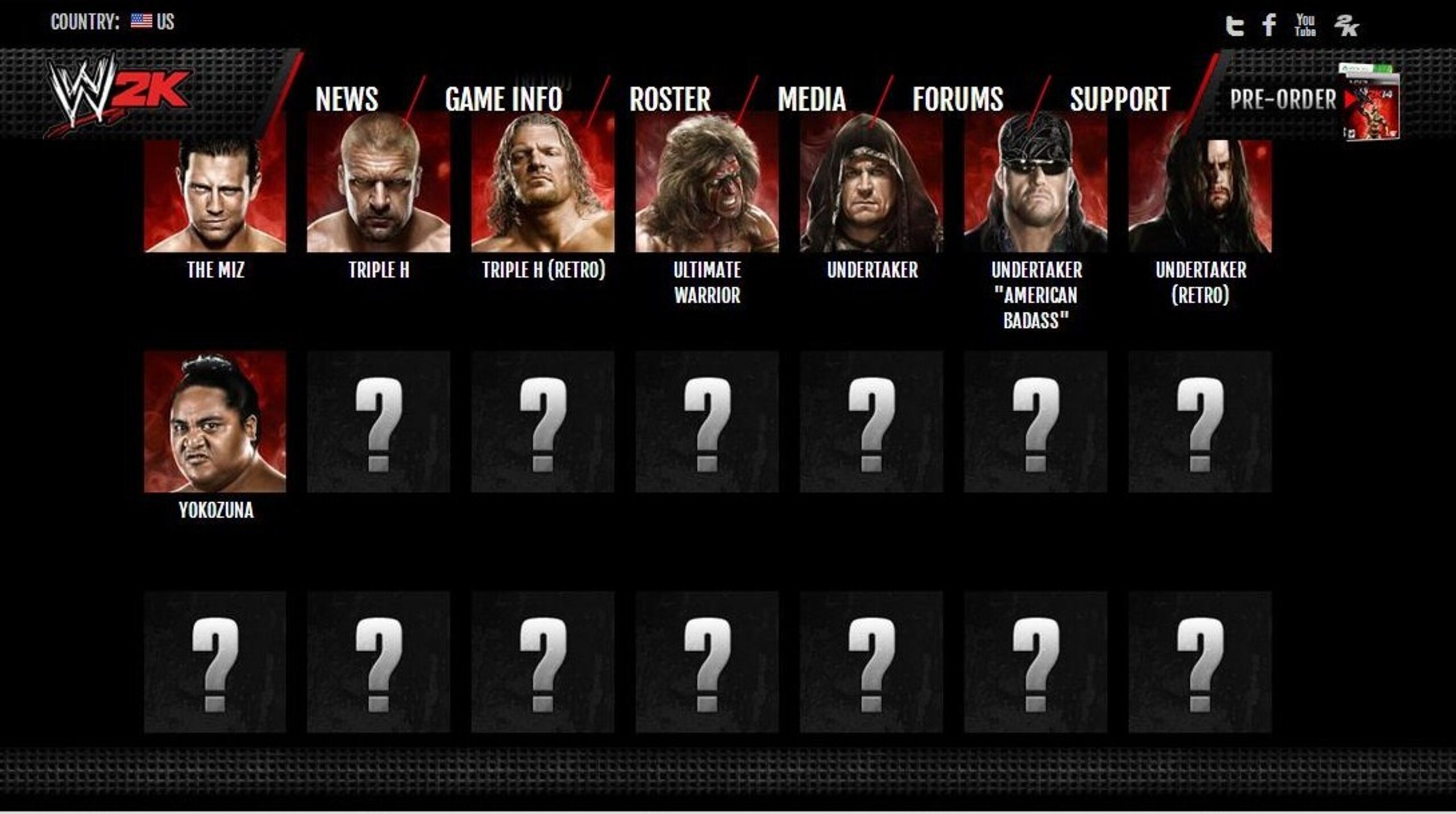 Screenshot of 2K.com