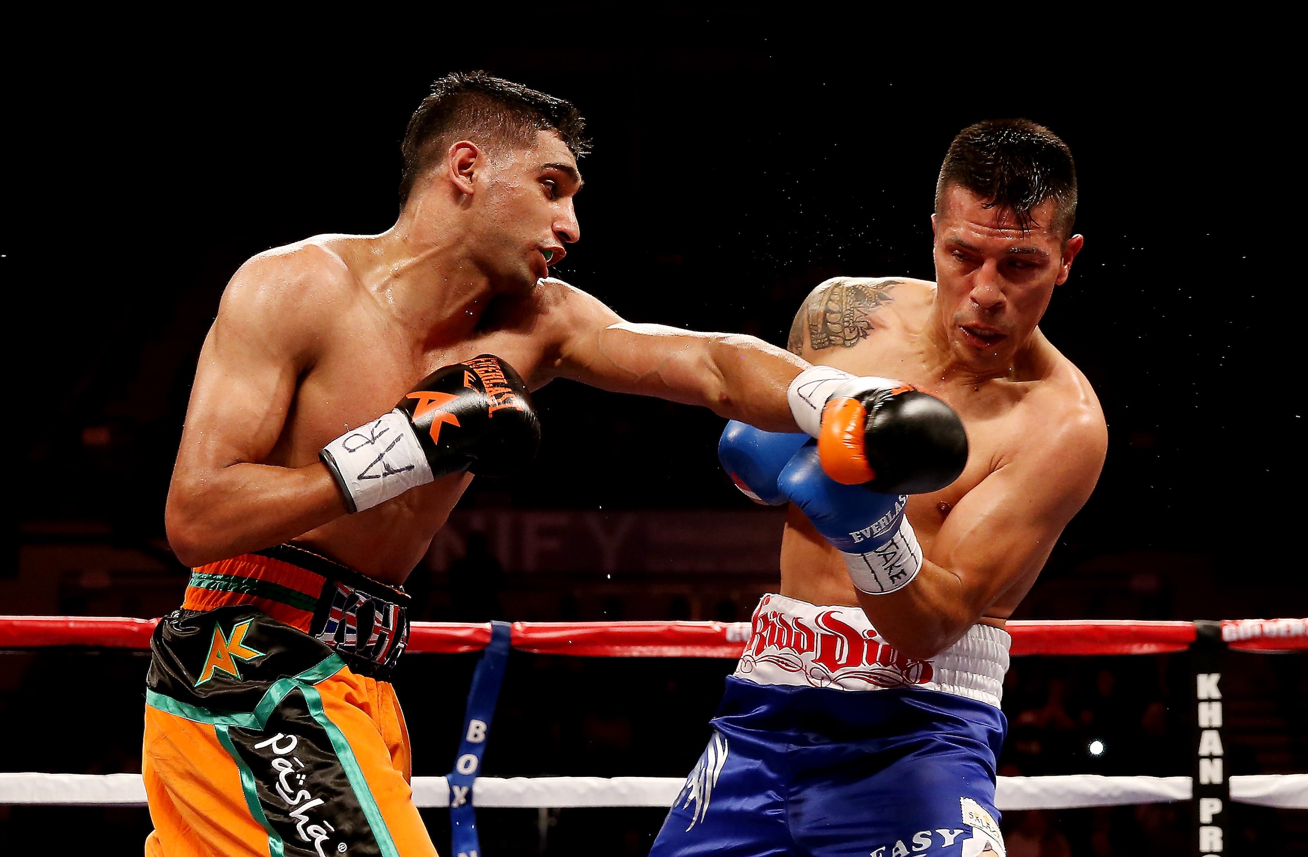 Amir Khan has tremendous hand speed, but his chin has been his fatal flaw.