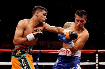 Amir Khan has tremendous hand speed, but his chin has been his fatal flaw. Amir Khan has tremendous hand speed, but his chin has been his fatal flaw.