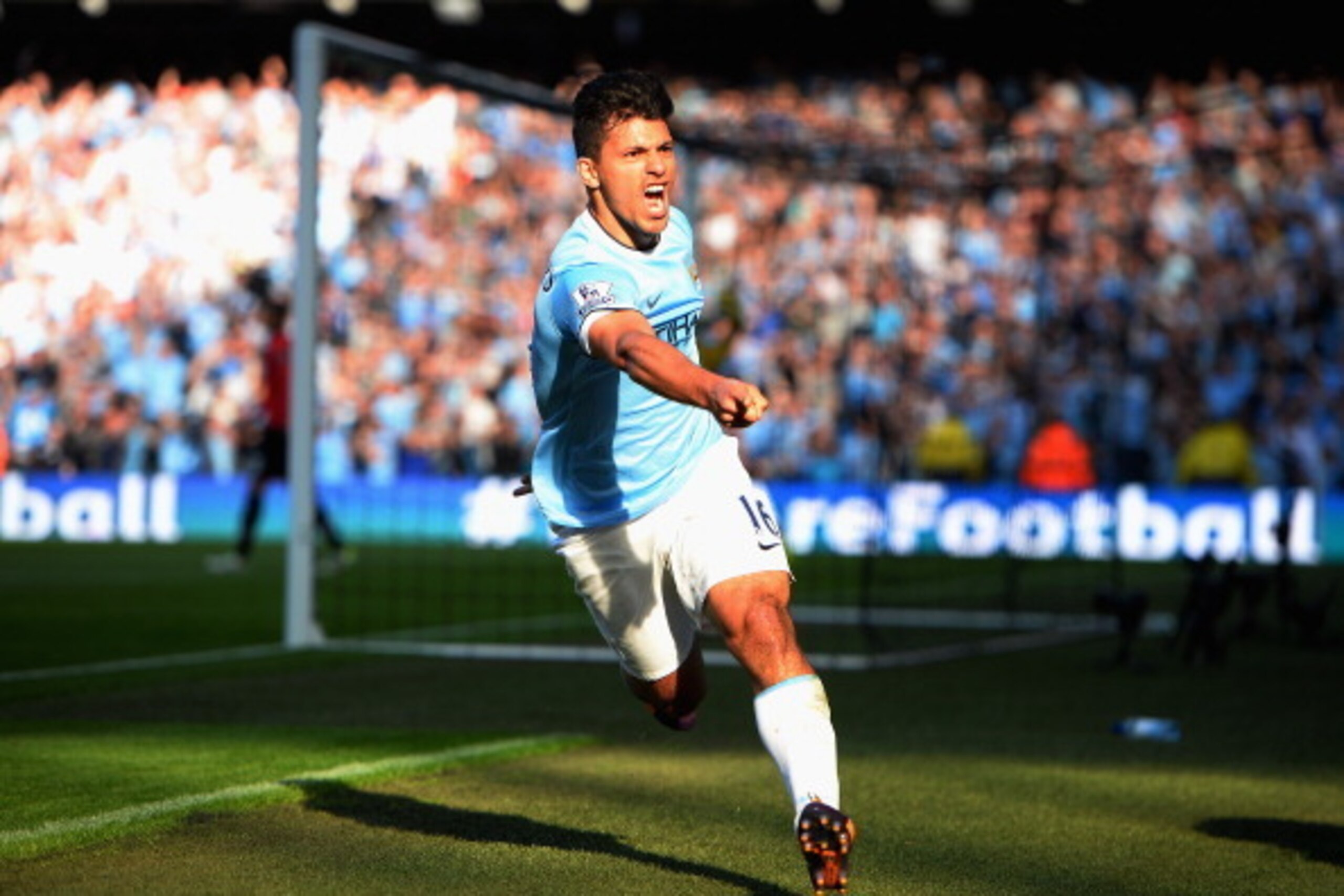 By his derby brace, Sergio Aguero earned his day off against Wigan Athletic.