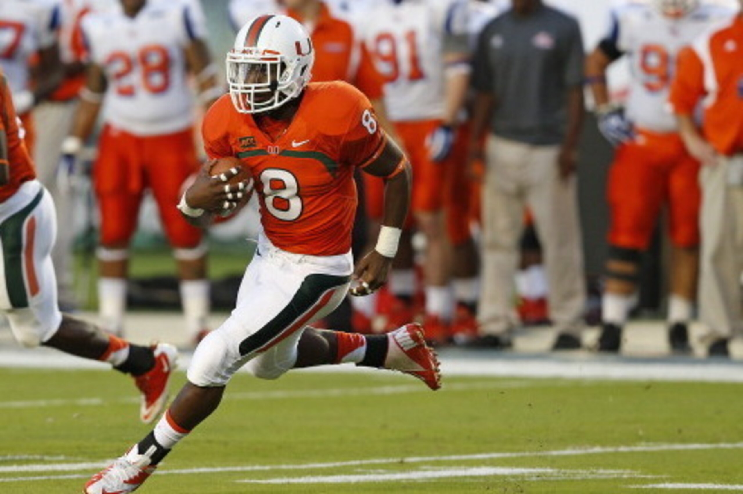 Get Duke Johnson in the game early and then yield to three capable back-up.