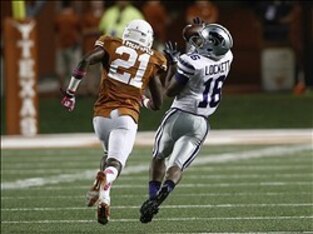 The Longhorns cannot afford to get beat downfield repeatedly as they did against the Wildcats. The Longhorns cannot afford to get beat downfield repeatedly as they did against the Wildcats.