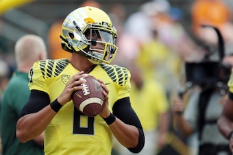 Marcus Mariota is arguably the most electrifying quarterback in college football. Marcus Mariota is arguably the most electrifying quarterback in college football.