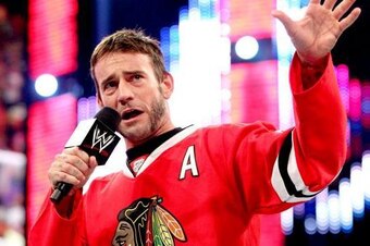 CM Punk addresses his hometown crowd of Chicago. (Courtesy of WWE.com)