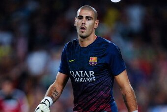 More of Barca's attacks are coming from long punts upfield from Victor Valdes.
