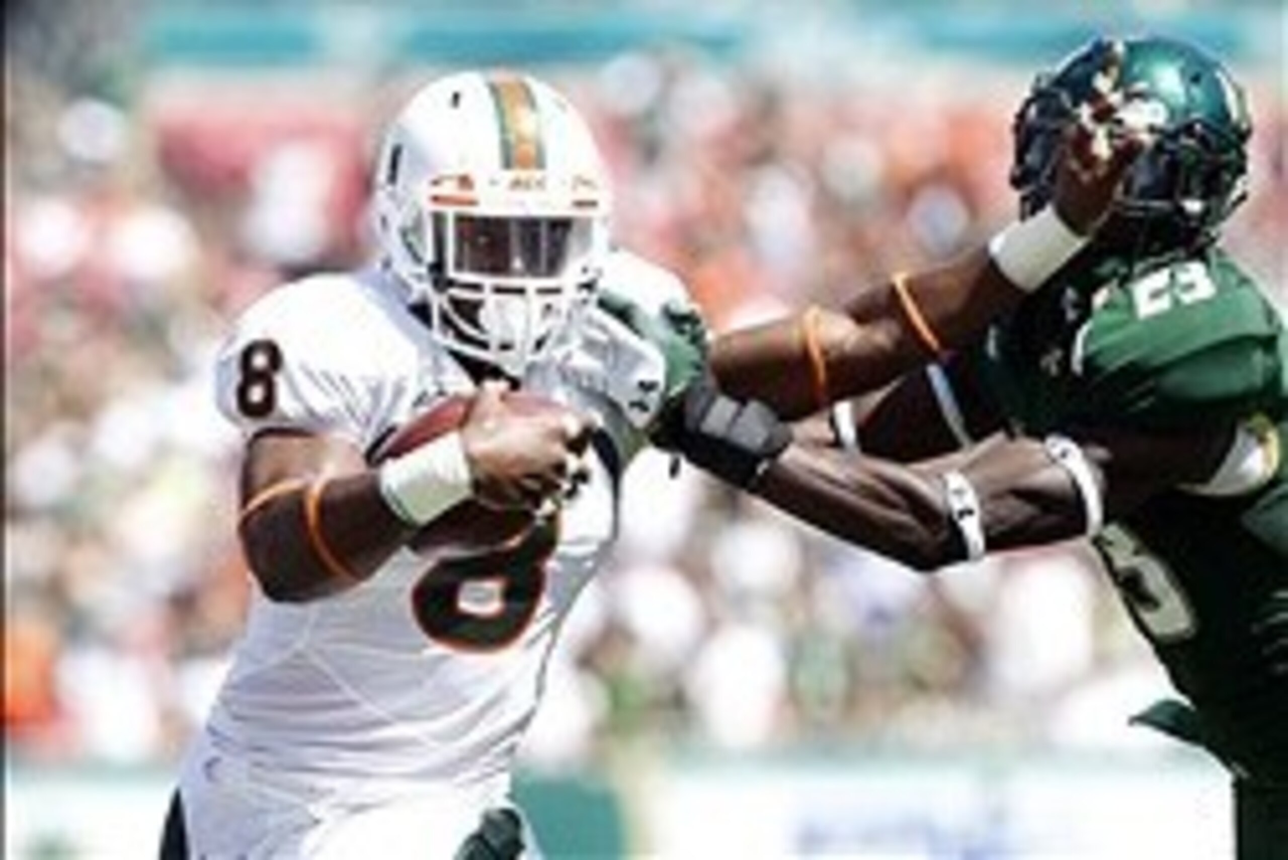 Duke's stiff-arm is a very underrated move.