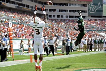 Coley showed great speed after the catch during his 33-yard reception.