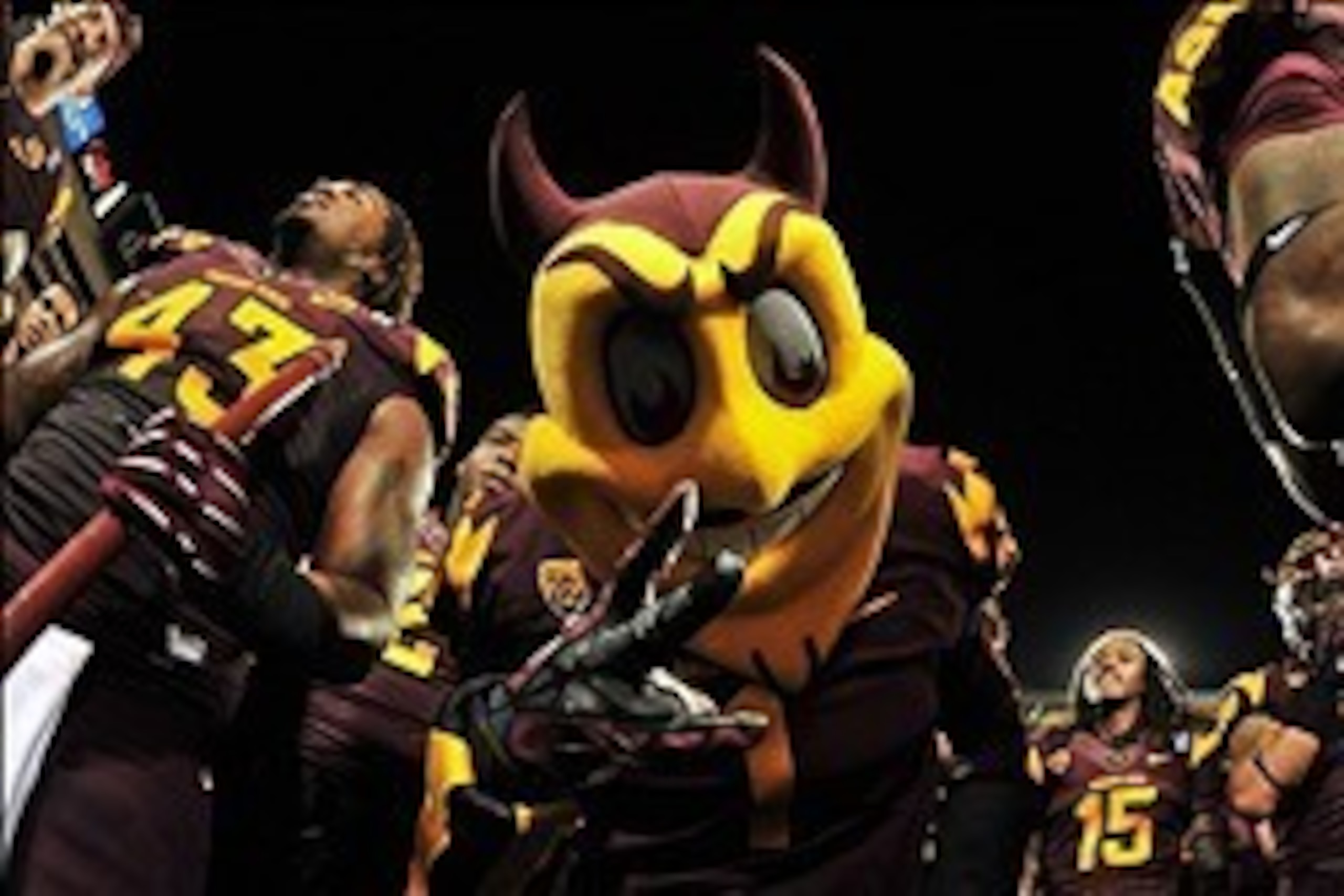 Sparky is all smiles as the Sun Devils have jumped out to a 3-1 start. Sparky is all smiles as the Sun Devils have jumped out to a 3-1 start.