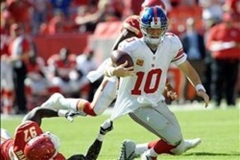 Eli Manning couldn't lift his Giants above the Chiefs.
