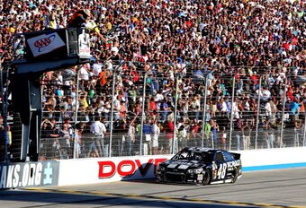 Jimmie Johnson rolled to his eighth career win at Dover.