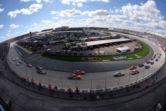 Aside from restarts, Sunday's race was often light on action.