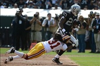 For once, Brandon Meriweather's aggression had a positive impact.