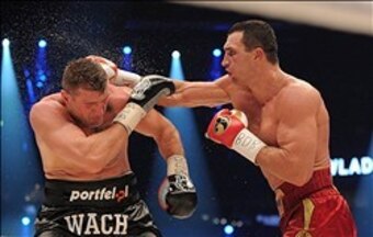 Line em up, knock em down. That's been the story of Wlad's dominance.