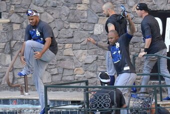 No pool to jump in at Dodger Stadium, but you get the idea. L.A. will come up on top.