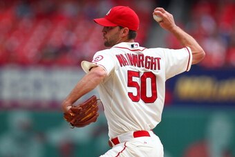 How much do you want to bet that Adam Wainwright is about to throw a strike?