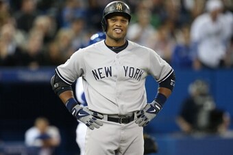 You'd smile too if you thought the slightest chance existed of signing a $300 million contract.