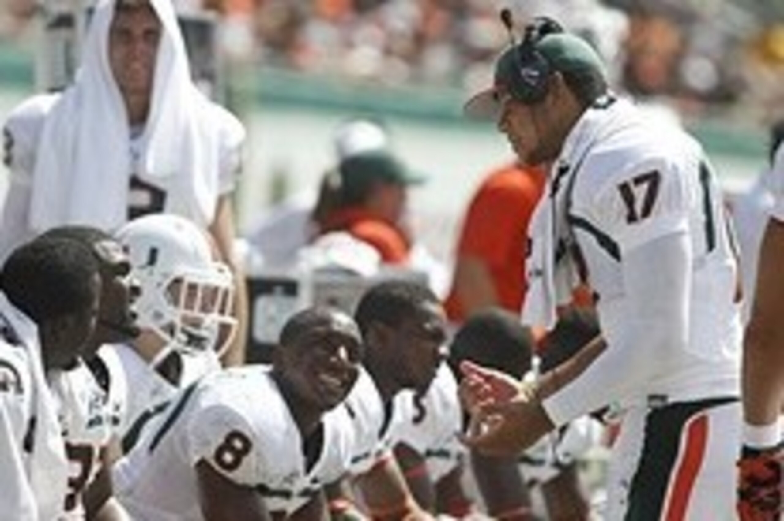 Miami quarterback Stephen Morris hasn't seen second-half action in three games this year.
