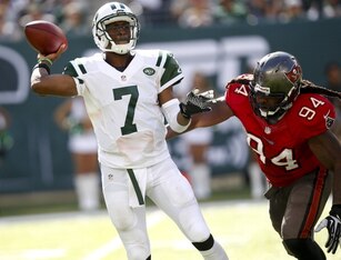 EAST RUTHERFORD, NJ - SEPTEMBER 8:   Geno Smith