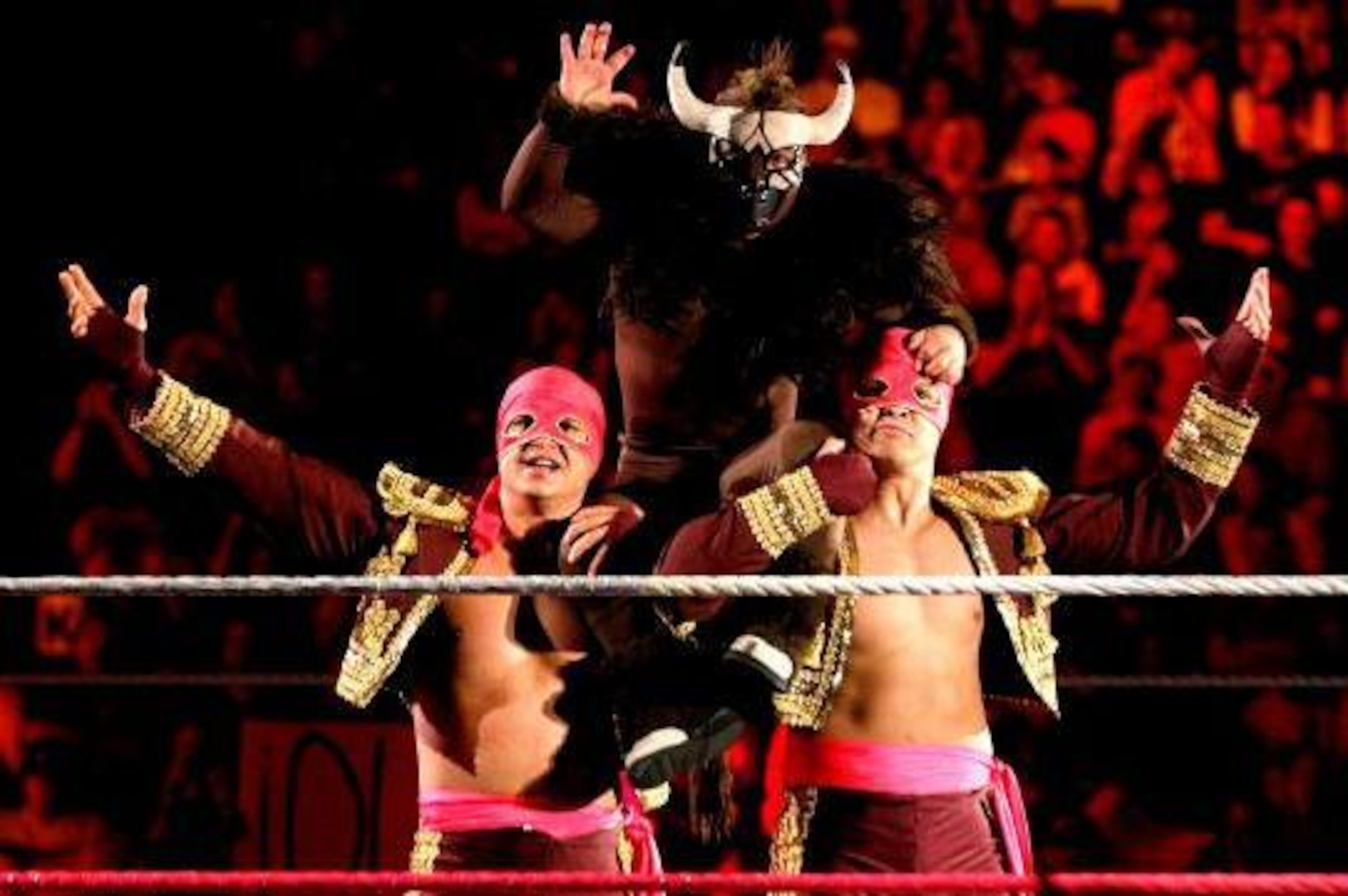 Los Matadores finally arrive on the WWE scene. (Courtesy of WWE.com)