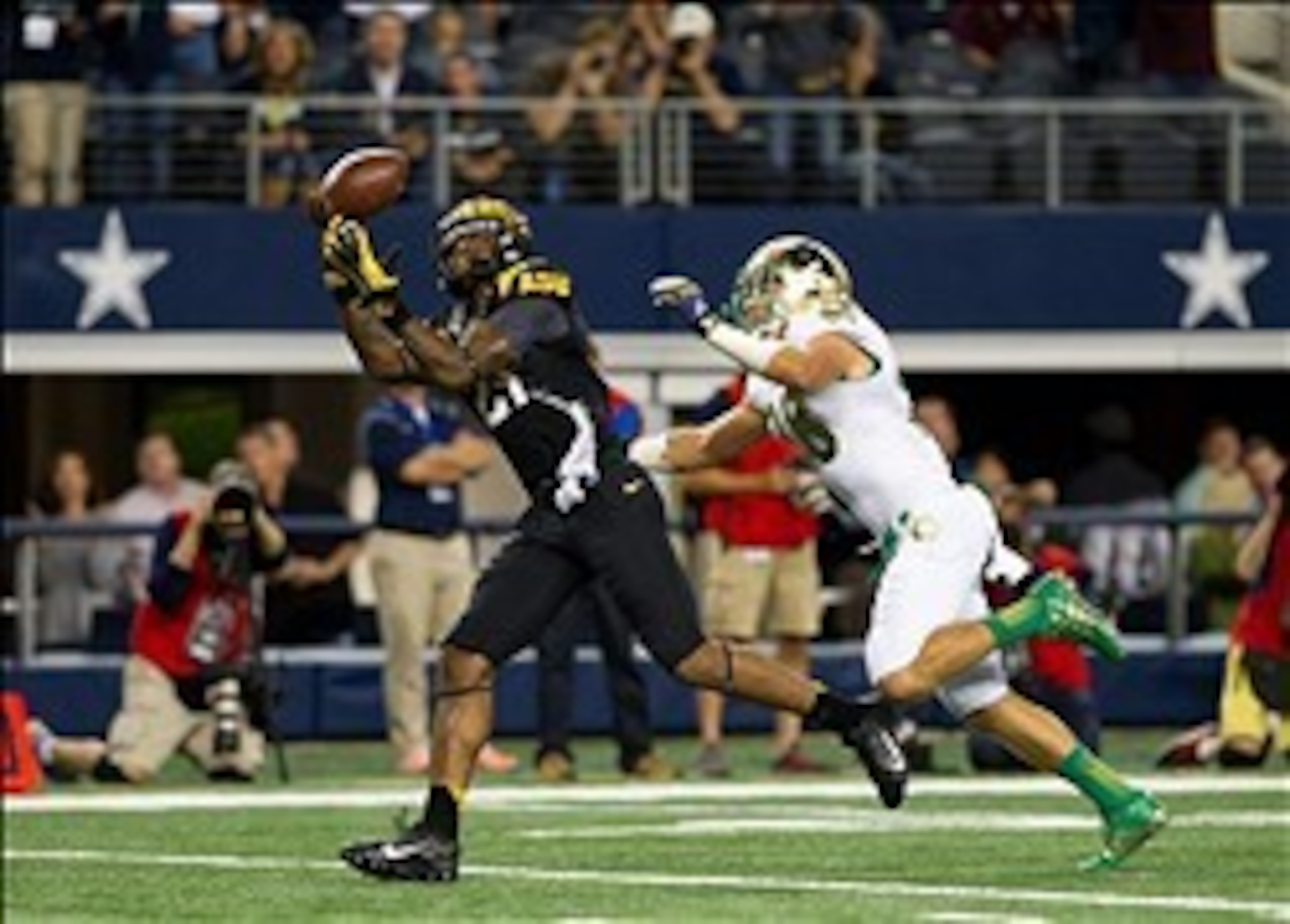 Strong has become a dominant college receiver this year.