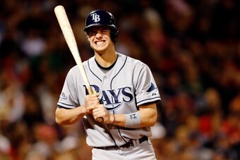 A very frustrated Wil Myers at the plate.