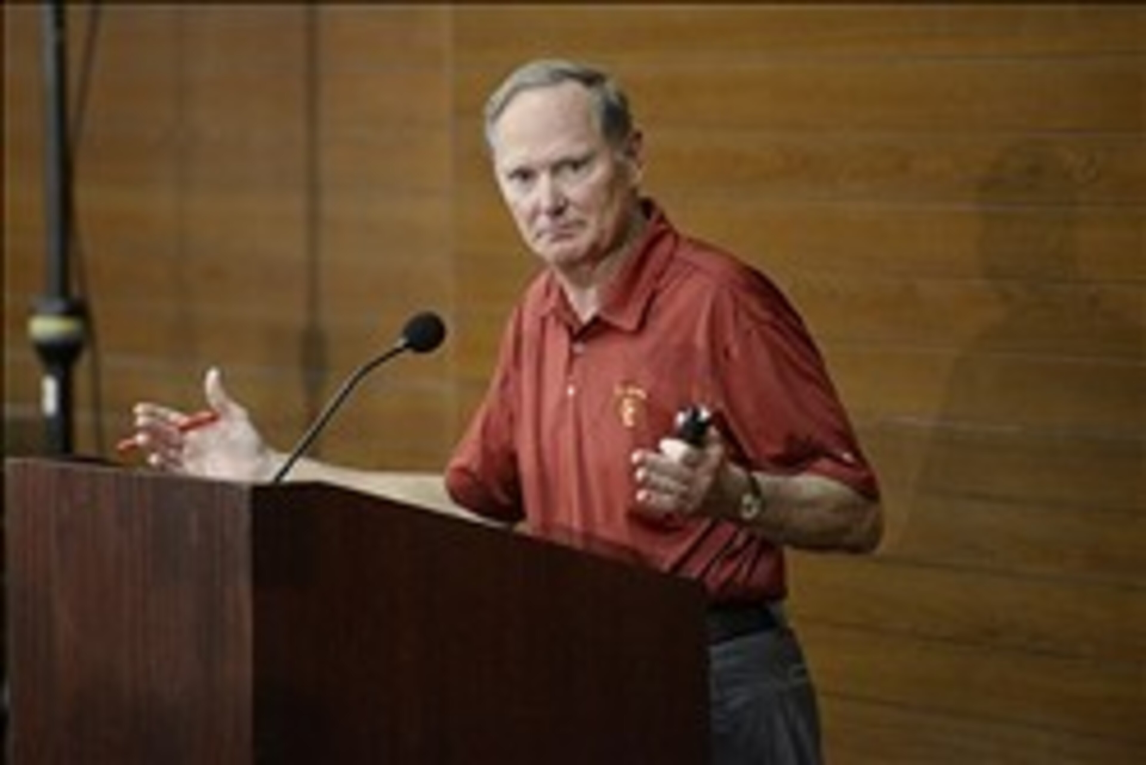 USC athletic director Pat Haden