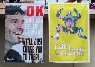 The Webber fans were out in force in Korea